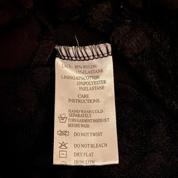 MOTEL ROCKS | SWEETHEART BODYCON LONG SLEEVE LACE DRESS #FML1335 - Picture 4 of 4